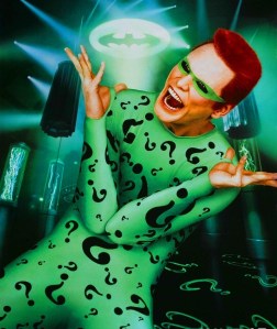 Jim Carrey as the Riddler
