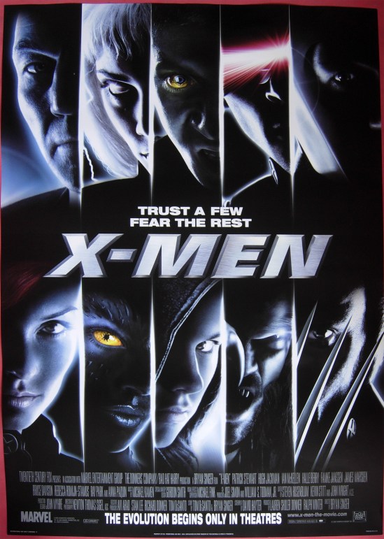 X-Men movie poster (Trust a Few, Fear the Rest)