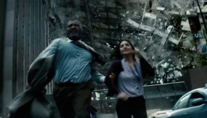 Man of Steel - Metropolis destruction (Perry White and Jenny Olsen)