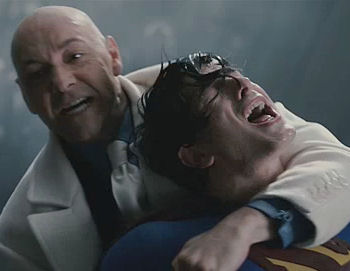 Lex Luthor - stabbing Supes from behind...